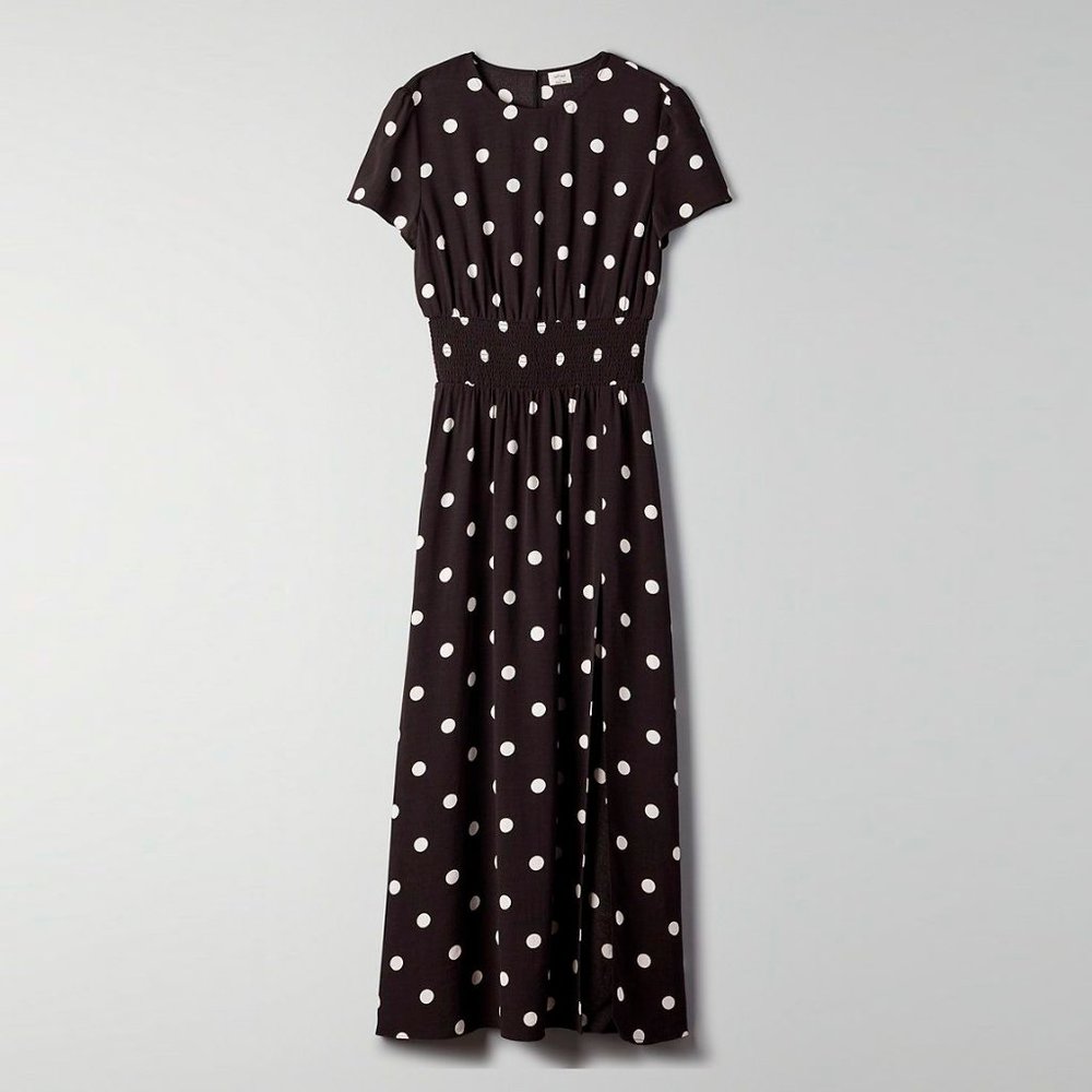 Wilfred Maxime Dress Black & White Polka Dot